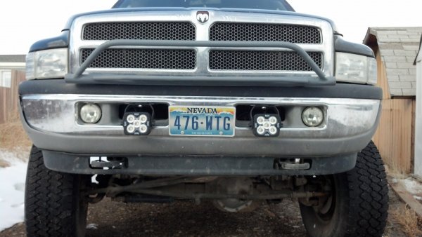 Light bar before paint and skid plate