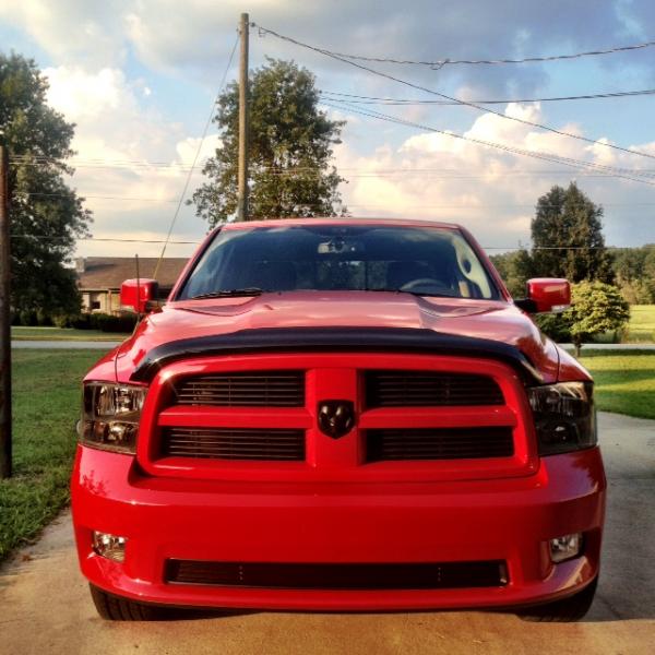 Love the new headlights, they are factory but the chrome is painted flat black on the inside of the light!