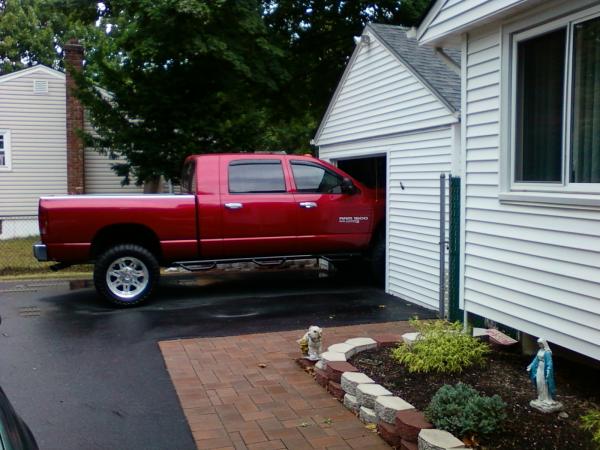 Mega Cab Garage.