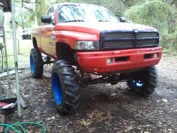 Mega Ram yes have decal for this side too....gonna be "Superman out".Display or ride truck.....stands 7'9" tall!!