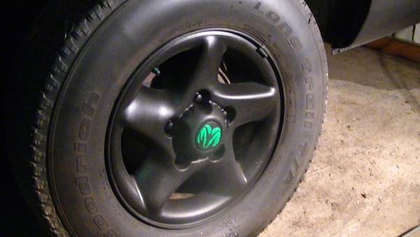 Messing around with the hub caps, it's honestly better looking than my 9000p camera can capture.