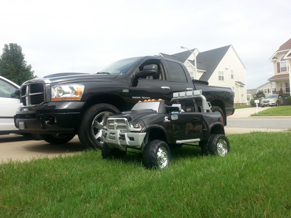 Mine and the Boys side by side