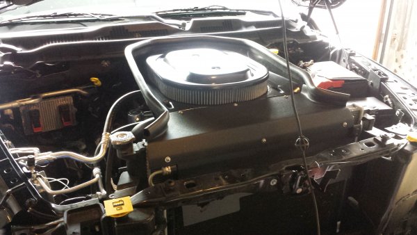 Moe's ported TB, BT catch can and Vararam Air Grabber installed!