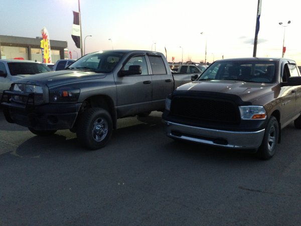 My 1500 that I traded in next to my new one