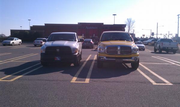 My Dad's hemi next to mine