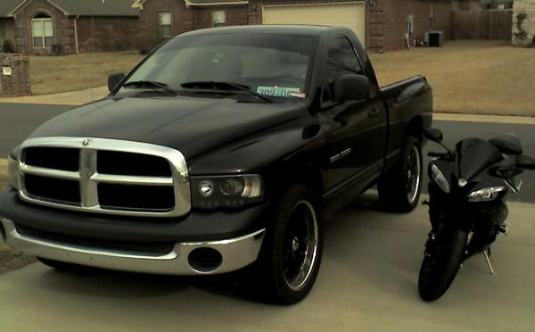 My first truck, next to my bike