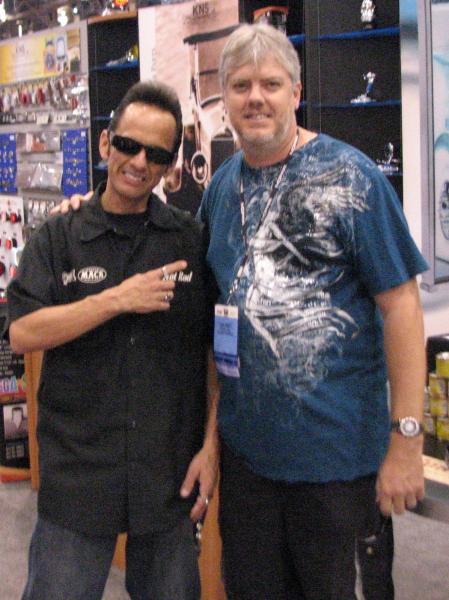 Myself with Von Hot Rod, famous pinstripper