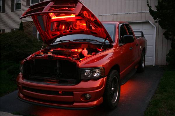 Neons and LED's installed