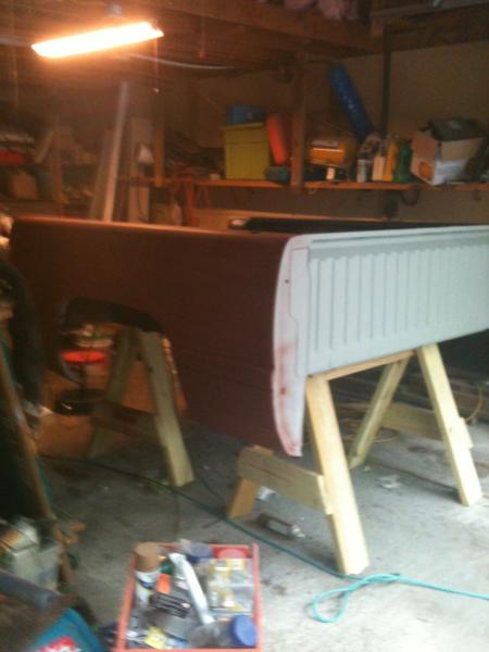new bed ready for paint