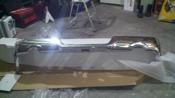 New Dual Exhaust Rear Bumper