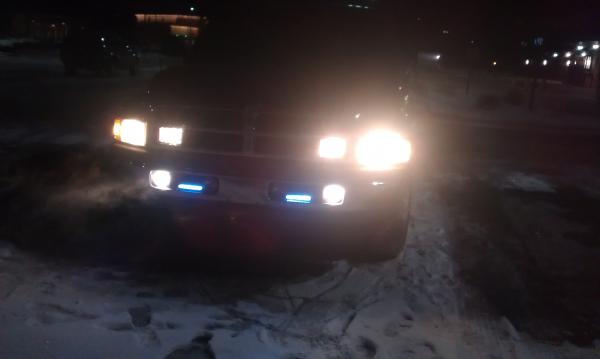 Off road lights behind grill, headlights, fogs, & accents.... Smoked HALO projector headlights and 10,000k HID kits on the way