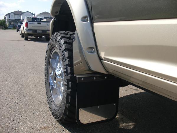 Off Set Mud Flaps...These are beautiful and functional!