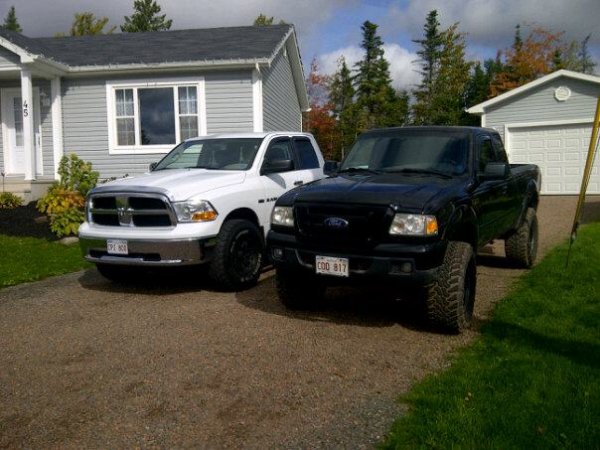 Old 2007 Ranger Vs. New 2011 Ram!