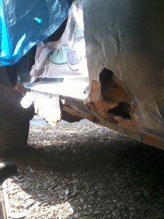 old drivers side cab corner
