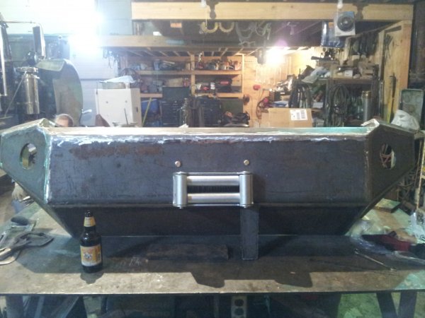 outside view with winch mounted
