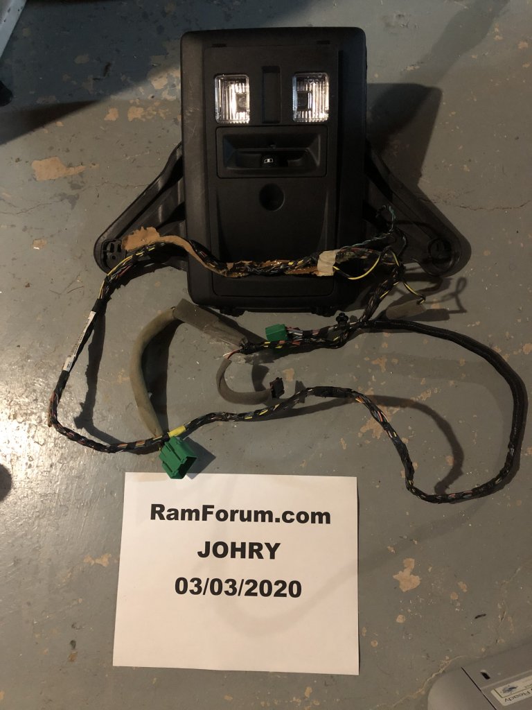 Overhead Console W-Compas And Harness