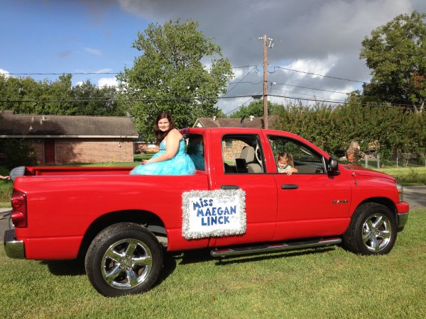Parade ready for my niece, FFA pageant
