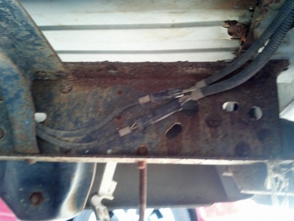 Passenger side frame.
