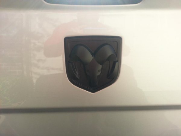 Plasti dip rear emblem