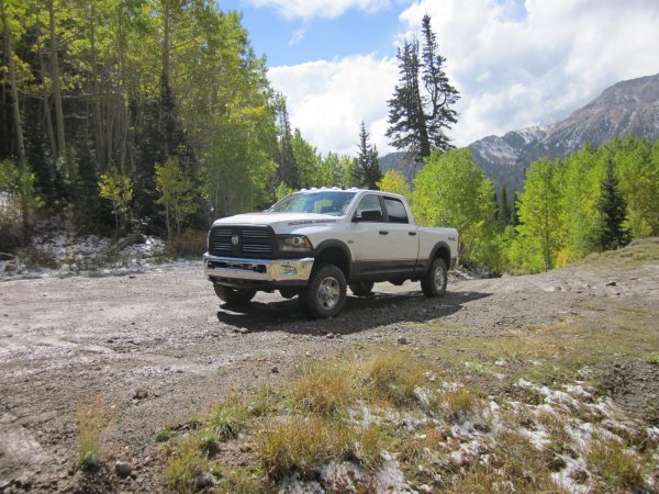 Power Wagon touring the Tusher Mountains in Utah