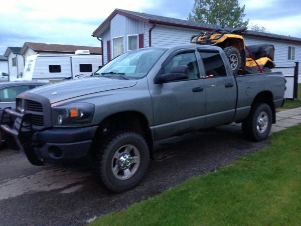 Quad loaded up on the new box