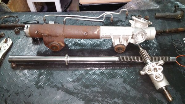Rack & Pinion disassembled
