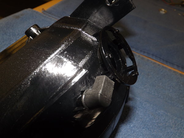 Rear of fog light housing