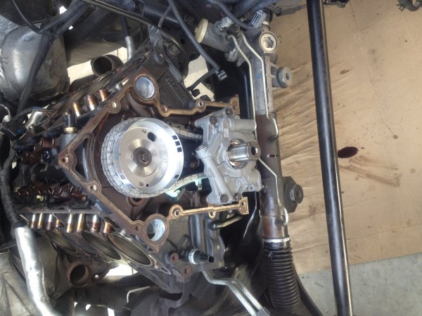 Replaced timing set (Howard cams) and oil pump (melling race)
