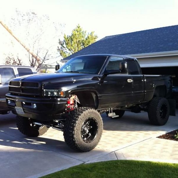 Right after 10 in" lift installed and before wheel fairings/flares.