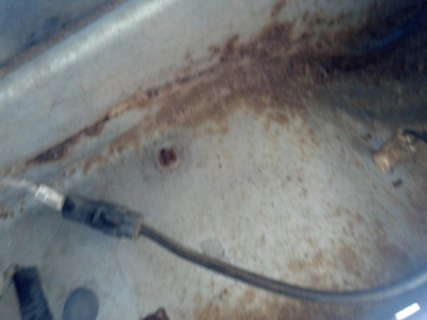 Rust starting to attack the frame.