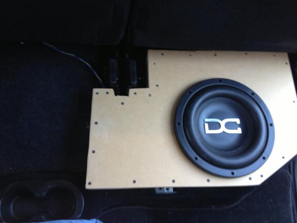 Second sub fitted.