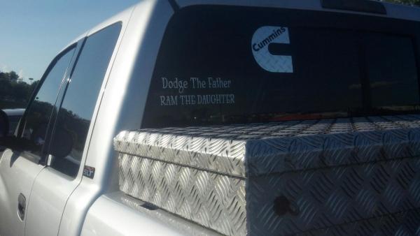 Seen this in the WalMart parking lot.. haha, this guy is a hero!