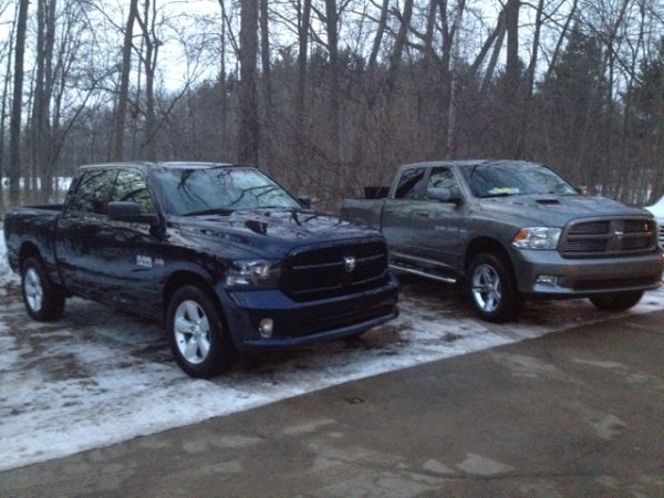 Sittin next to my brother's 2011 Sport