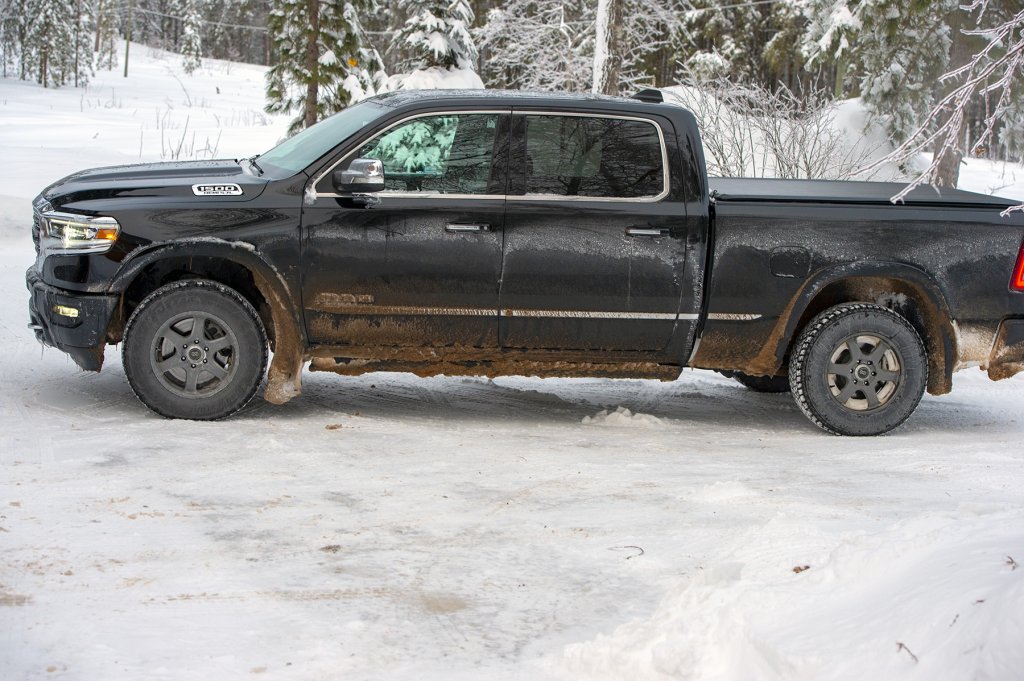 Snow Covered Truck