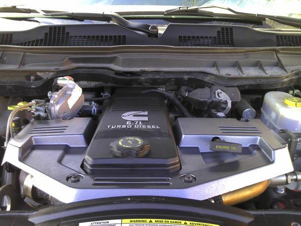 Start of a custom engine bay