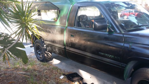 Started to paint my rig jet black
