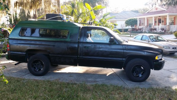 Started to paint my rig jet black