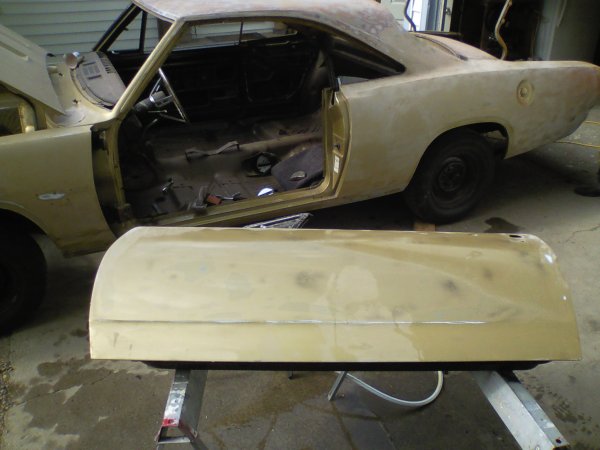 Stripping the Barracuda.  15 month project.