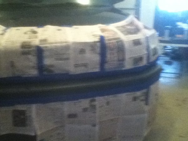 Taped up