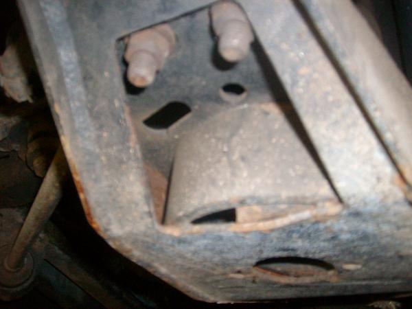 The after-market 3" drop BPE lower control arms.