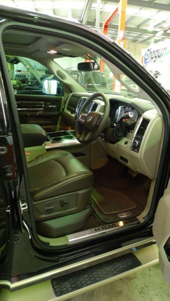 The day I picked the Ram up.  Also the first day I ever sat inside one.