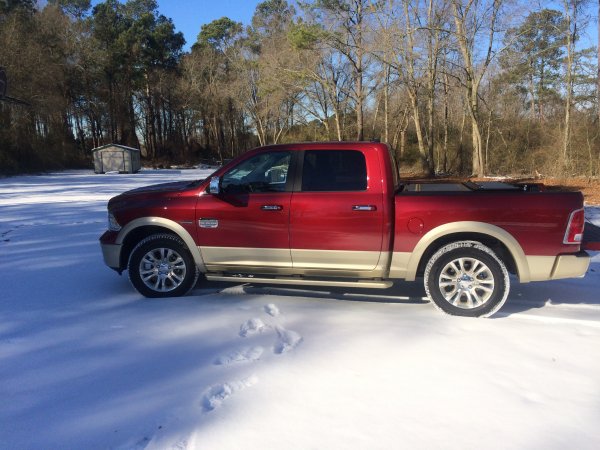 The snow in NC wasn't enough to keep my Ram off the Road!