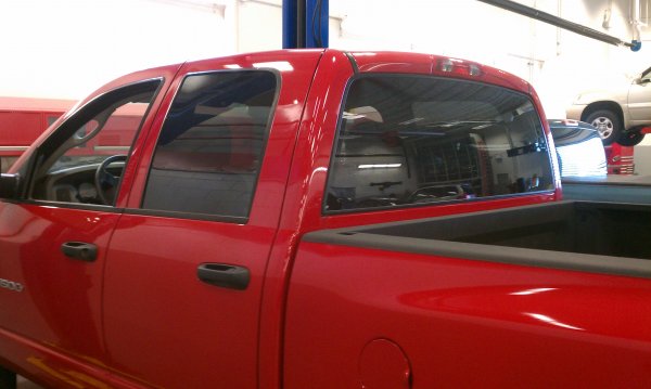 TINTED REAR WINDOW