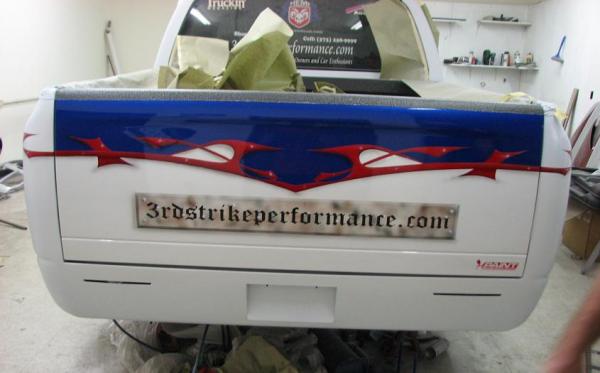 Truck being Painted 06
