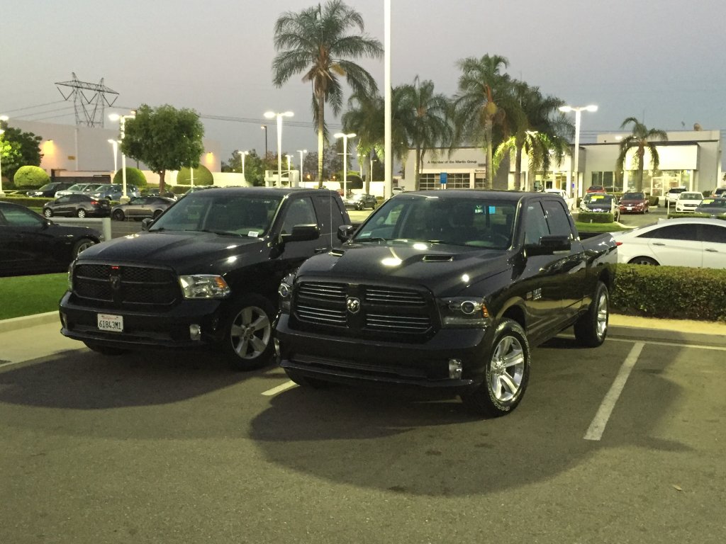 Upgrade to a Black 2016 Ram Sport