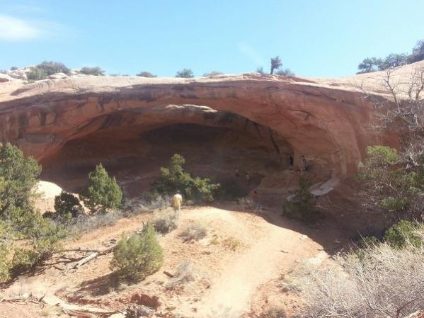 Uranium arch on seven mile rim