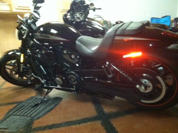 v rod with lowering shocks