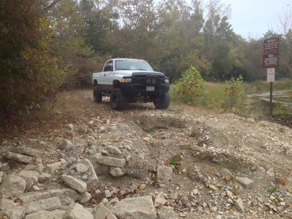 Washout that totalled my GMC Sierra last year haha the dodge wouldve made it though!!