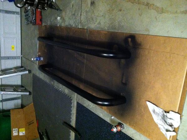 went ahead and put a couple coats of match paint and clear coat