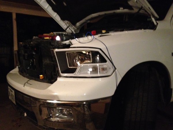 Wiring up the HID's and the Halos